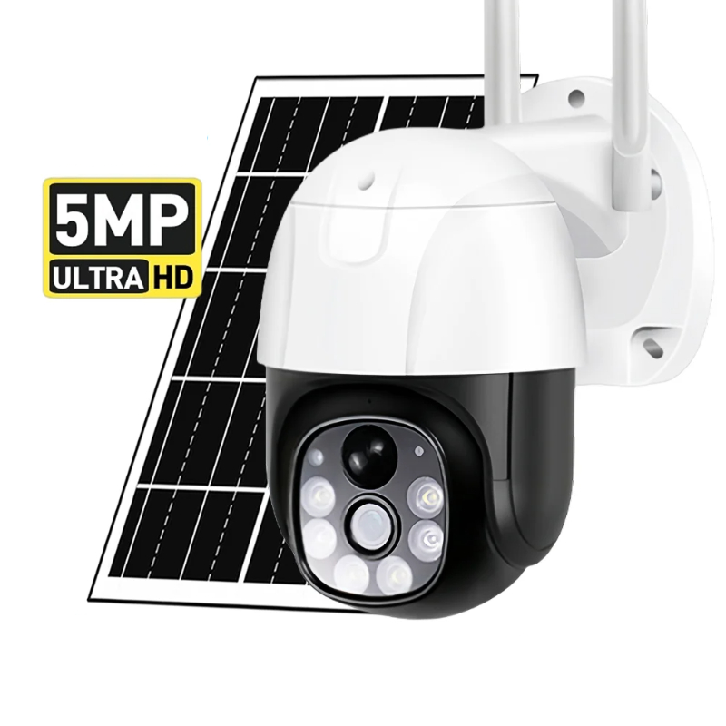 Cameră de Supraveghere HOZRO, Model V380-4G cu Conectivitate 4G LTE, Rezoluție HD, Viziune Nocturnă, Detecție Mișcare și Control prin Aplicație Mobilă – Ideală pentru Interior și Exterior HOZRO