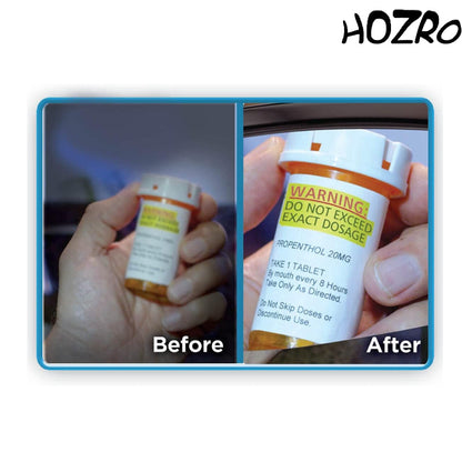 Ochelari HOZRO, de Citit cu Iluminare LED si Marire de 160%, Reincarcabili – Ideali pentru Citit la Detaliu HOZRO