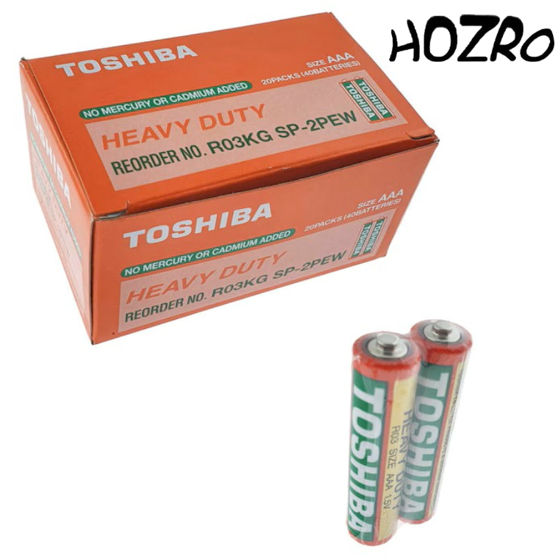 🔋 Baterii HOZRO, TOSHIBA R3 AAA – 1.5V Putere Fiabilă pentru Jucării, Telecomenzi, Ceasuri și Dispozitive Electronice HOZRO