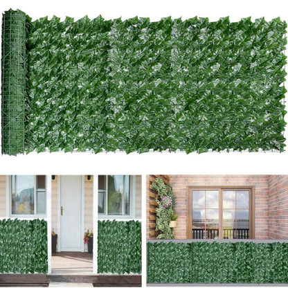 Plasă Artificială de Iederă HOZRO, 100x300 cm – Paravan Decorativ pentru Balcon, Terasă și Gard | Montare Rapidă, Aspect Natural, Materiale Rezistente HOZRO