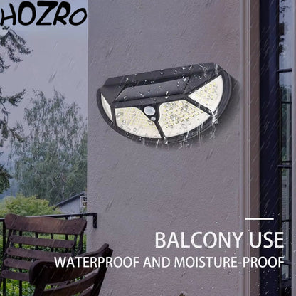 🌞 Lampă Solară HOZRO, Model SH102 cu Senzor Infraroșu – Iluminare 8-10h, Rezistență IP65, Încărcare Rapidă 4-6h, Ideală pentru Exterior HOZRO