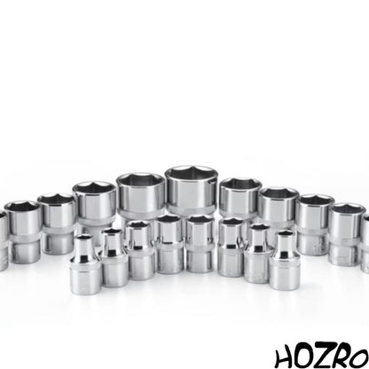 🧰 Trusă de Scule Profesională HOZRO, Cu 108 Piese din Oțel Chrome Vanadium, Cutie Rezistentă pentru Depozitare și Transport HOZRO