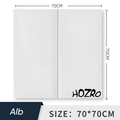 Tapet 3D autoadeziv HOZRO, Model pentru Tavan/Perete, design modern, foarte usor de montat, Alb ,T4A HOZRO