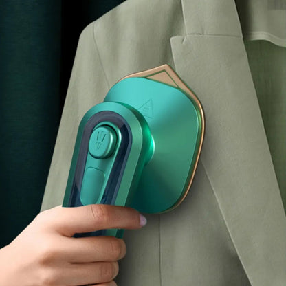 Mini Fier de Calcat Portabil HOZRO, Incalzire Rapida in 3 Secunde, Temperatura Constanta Inteligenta, Ideal pentru Calcat in Plan sau pe Umerase, Verde HOZRO