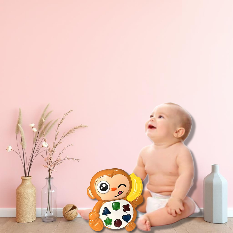 Jucărie Muzicală HOZRO, Distracție și Sunete Vesele pentru Copii, Interactivă și Colorată, Ideală pentru Dezvoltarea Simțurilor și Joacă Creativă HOZRO