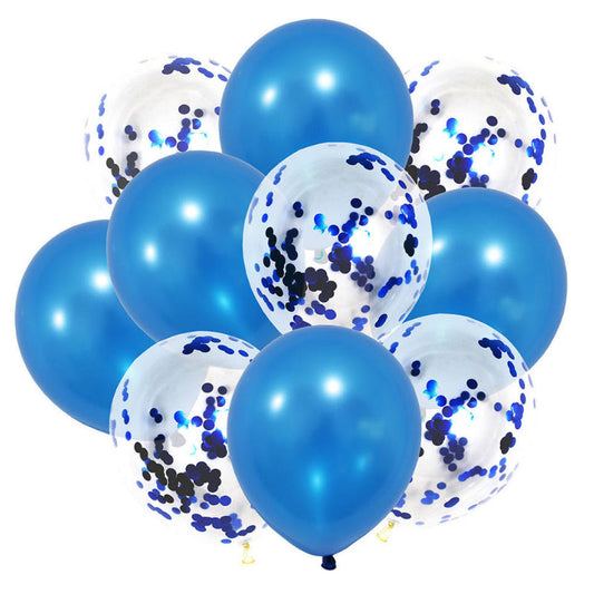 Set 10 Baloane HOZRO, cu Confetti – Baloane Party Premium pentru Petreceri, Aniversări, Nunți sau Evenimente Speciale HOZRO