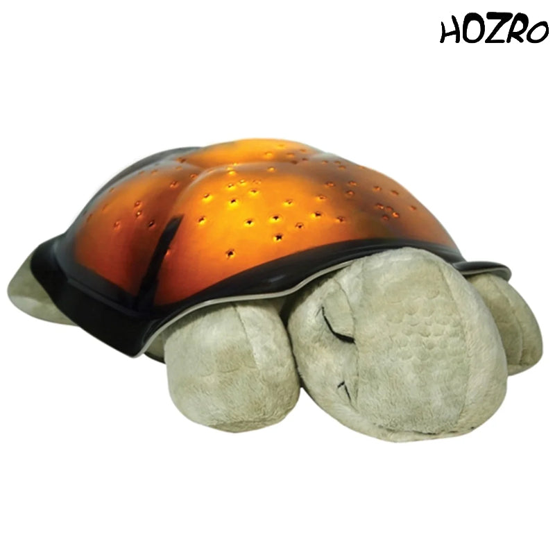 Lampă de Veghe HOZRO, pentru Copii în Formă de Broască Țestoasă, cu Proiecție de Stele și Lumină Relaxantă, Ideală pentru Somn Liniștit, Decor de Noapte și Cadou Magic pentru Micuți HOZRO