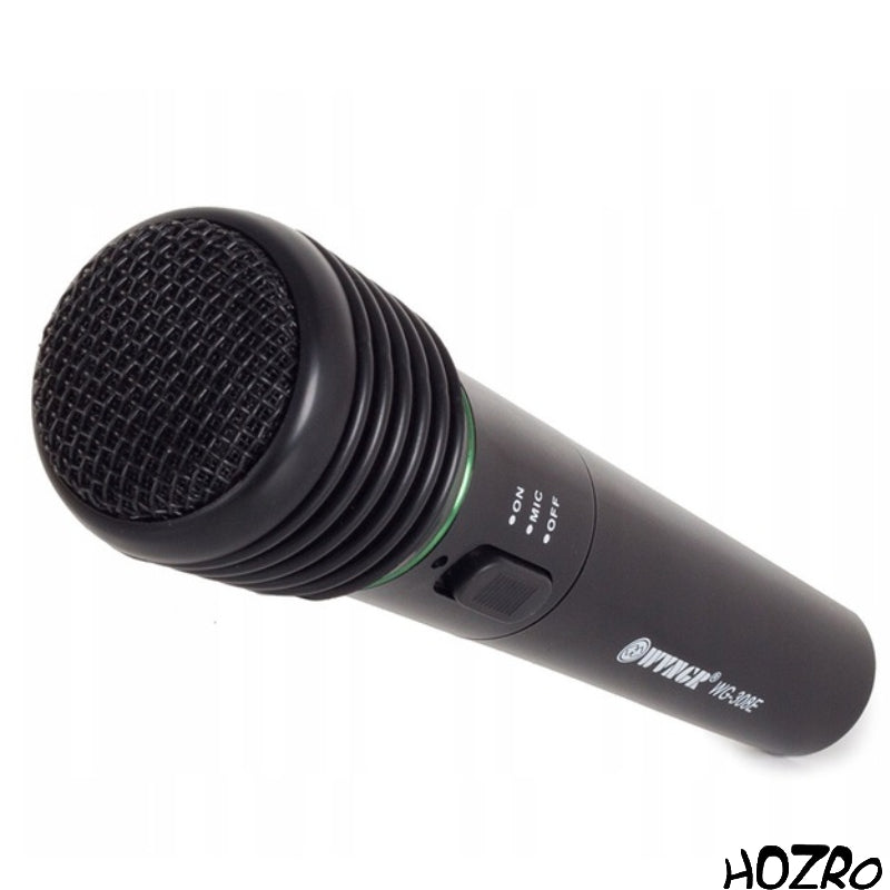 Microfon Wireless HOZRO, Profesional pentru Karaoke și Stație Audio, Culoare Neagră – Sunet Clar, Rază Lungă de Acțiune, Design Elegant, Ideal pentru Evenimente, Petreceri și Prezentări HOZRO