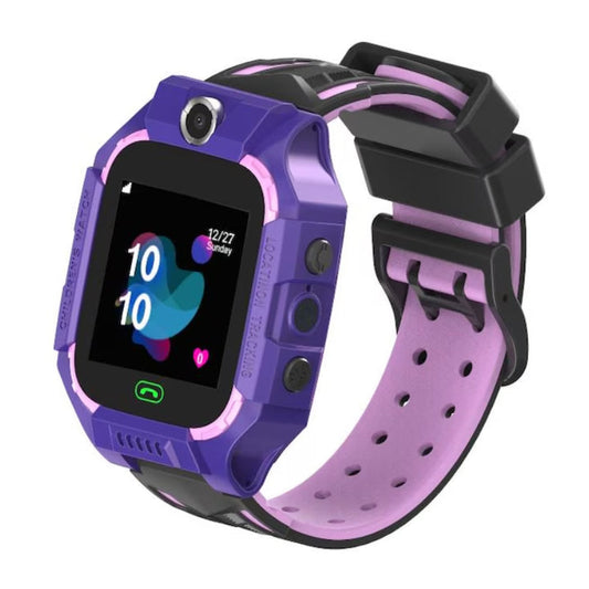 Ceas Smartwatch pentru copii HOZRO, Smart Wear R19, Masoara temperatura corpului, slotul cartelei SIM, urmarirea LBS, impermeabil, Violet HOZRO