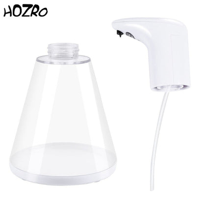 Dozator Automat HOZRO, pentru Săpun Lichid sau Spumă, cu Senzor, Capacitate 480 ml, Design Ergonomic și Modern, Funcționare Igienică fără Atingere HOZRO