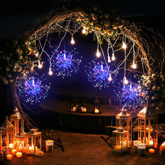 Instalație Artificii HOZRO, Model „Meduză”, Lumini Multicolore, Efect Spectaculos pentru Decor Interior și Exterior HOZRO