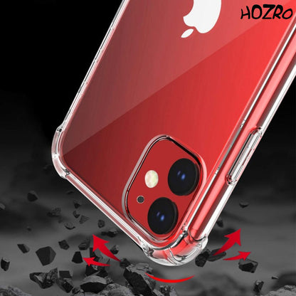 Husă HOZRO, Ultra Protect pentru iPhone 11 – Crystal Clear, Anti-Shock cu Colțuri Reîntărite HOZRO