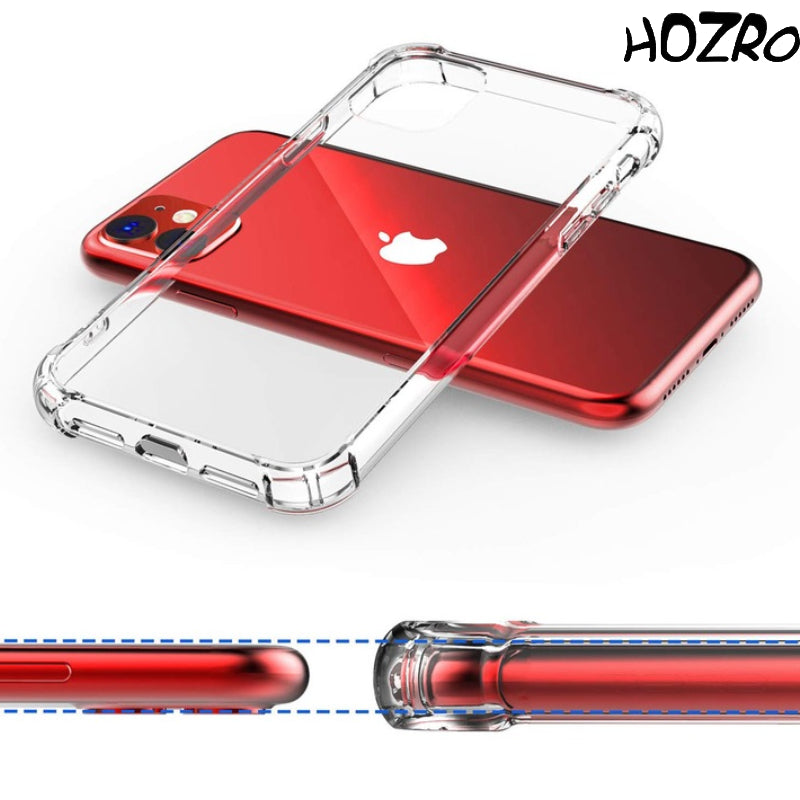 Husă HOZRO, Ultra Protect pentru iPhone 11 – Crystal Clear, Anti-Shock cu Colțuri Reîntărite HOZRO