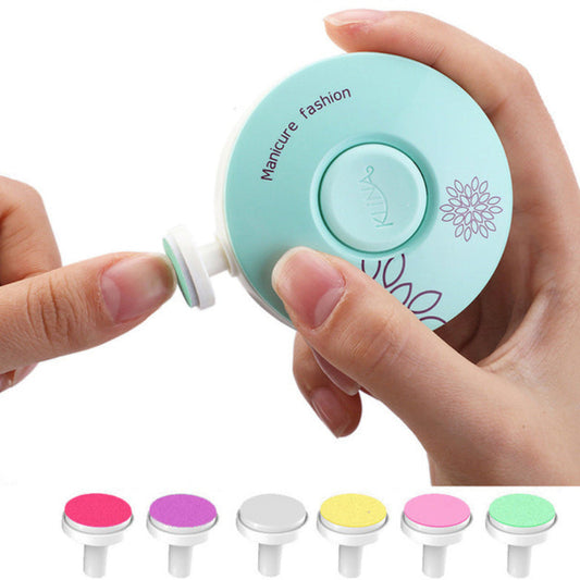 Set Profesional Electric HOZRO, pentru Tăierea și Polizarea Unghiilor, Dispozitiv Portabil de Manichiură și Pedichiură, Pile și Trimmer pentru Bebe și Adulți, Ideal pentru Îngrijire Delicată și Sigură HOZRO