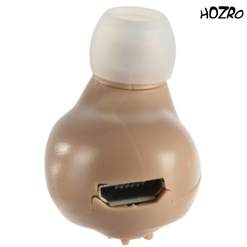 Aparat Auditiv HOZRO, Model G18, Reîncărcabil în Ureche, Consum Redus de Energie, Design Discret și Confortabil, Sunet Clar, Ideal pentru Hipoacuzie Ușoară și Medie, Autonomie Extinsă și Încărcare Rapidă HOZRO