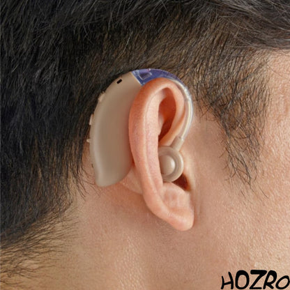 Aparat Auditiv HOZRO, Model G25 Premium, cu acumulator, autonomie pana la 100 ore, 130 dB, Amplificator de sunet, 3 accesorii, pentru adulti HOZRO