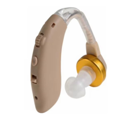 Aparat auditiv analog HOZRO, retroauricular, Model G-25L – putere de amplificare ridicată, autonomie extinsă, 4 moduri de ascultare și utilizare ușoară pentru confort zilnic HOZRO