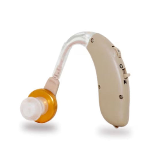 Aparat auditiv analog HOZRO, retroauricular, Model G-20, putere maximă, consum redus, reglaj volum, amplificator de sunet pentru adulți și seniori HOZRO