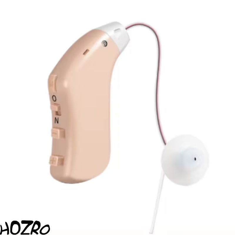 Aparat Auditiv Digital HOZRO, Reîncărcabil – Autonomie 48h, Model G28C,  Reducere Zgomot de Fundal, Chip Avansat, Accesorii Incluse HOZRO