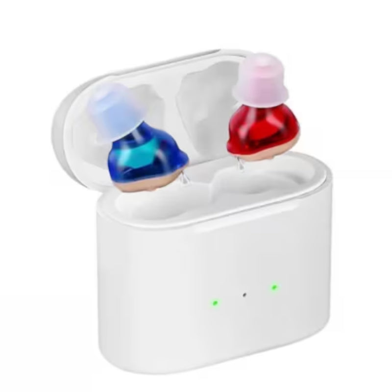 Set 2x Aparate auditive HOZRO, reîncărcabile G19 – Pentru ambele urechi, confortabile, ușor de utilizat și cu autonomie extinsă HOZRO