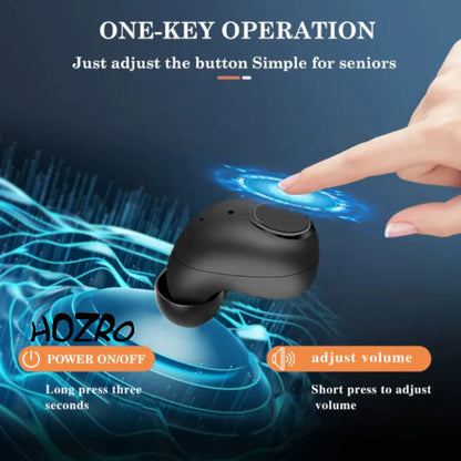 Căști Auditive HOZRO, Model G18C – TWS, Încărcare Magnetică, Reîncărcabile, Mini Intraauriculare HOZRO