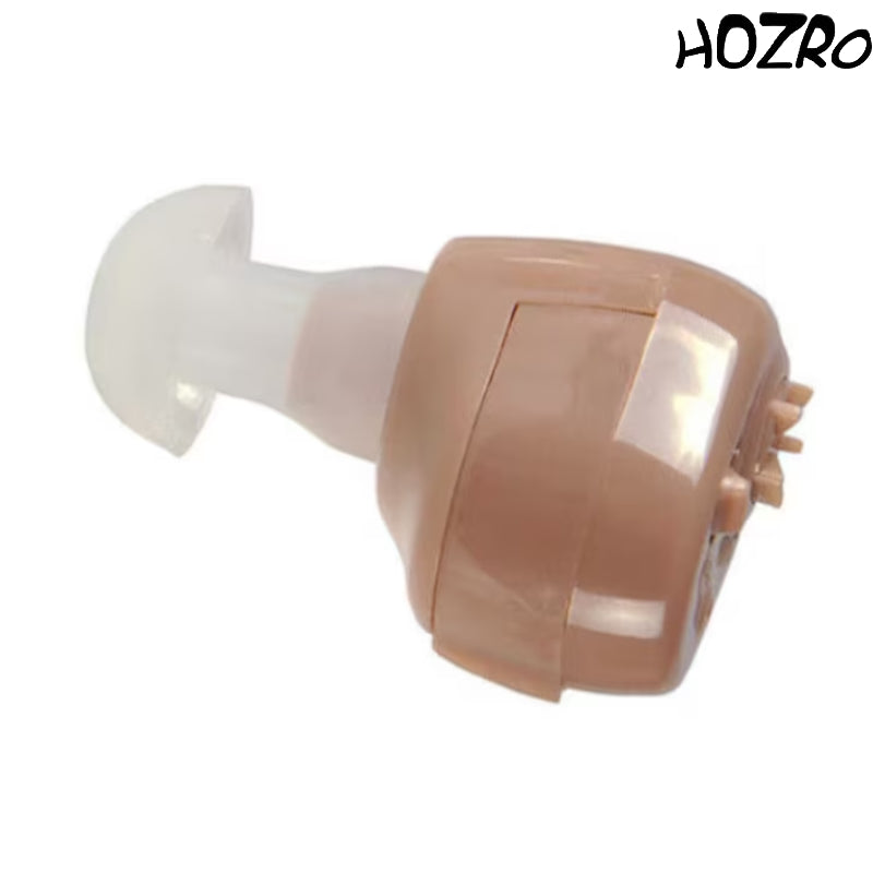 Aparat Auditiv HOZRO, Model G10 Premium – Cu Baterii, Autonomie până la 280 Ore, Amplificator de Sunet, 3 Accesorii, Crem HOZRO