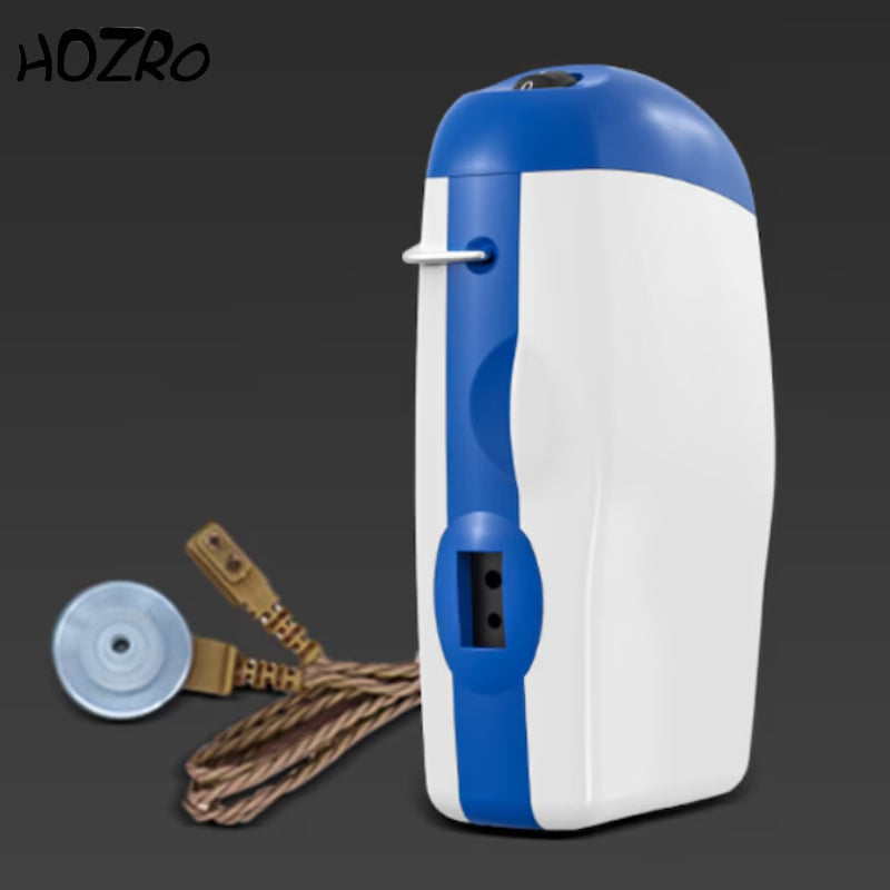 Amplificator auditiv de buzunar HOZRO, Model G-50 cu reglaj de volum, sunet clar și putere ridicată de amplificare – dispozitiv portabil ideal pentru hipoacuzie ușoară–medie, ușor de utilizat pentru vârstnici HOZRO