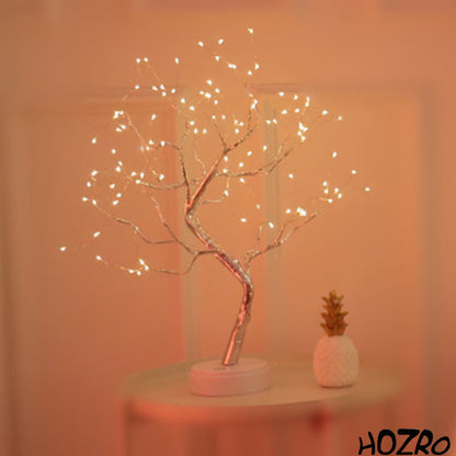 Pomisor Decorativ HOZRO, de Crăciun cu 36 LED-uri, Culoare Argintie, Design Elegant și Strălucitor, Iluminare Caldă și Atmosferică, Alimentare pe Baterii, Ideal pentru Decorarea Casei, Mesei de Sărbătoare sau Biroului HOZRO