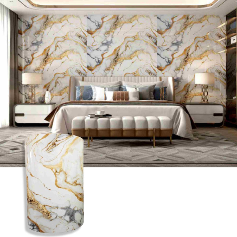 Tapet autocolant tip marmură HOZRO, rolă 1.2 × 3 m, model V0601-7, soluție elegantă pentru decor interior premium HOZRO