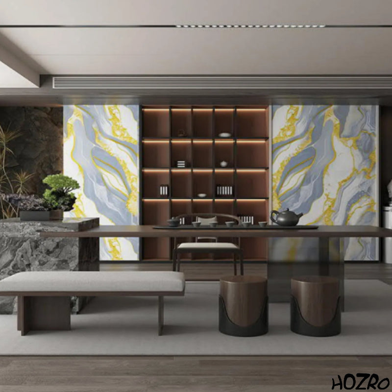 Tapet autocolant tip marmură HOZRO, rolă 1.2 × 3 m, model V0601-1, soluție elegantă pentru decor interior premium HOZRO