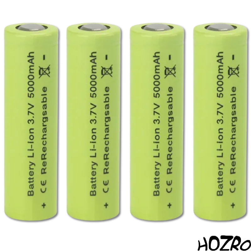 Acumulator Li-Ion Reîncărcabil HOZRO, 3.7V 5000mAh, Format 18650, Performanță Ridicată și Durată Lungă de Utilizare, Ideal pentru Lanterne, Jucării Electronice, Dispozitive Portabile și Proiecte DIY – Eficiență Stabilă și Încărcare Rapidă HOZRO