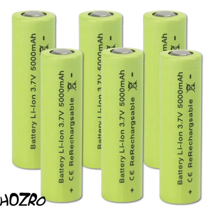 Acumulator Li-Ion Reîncărcabil HOZRO, 3.7V 5000mAh, Format 18650, Performanță Ridicată și Durată Lungă de Utilizare, Ideal pentru Lanterne, Jucării Electronice, Dispozitive Portabile și Proiecte DIY – Eficiență Stabilă și Încărcare Rapidă HOZRO