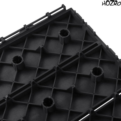 Pavaj de Terasă HOZRO, pentru Exterior, Plăci Interlocking 30 × 30 cm – Pardoseală Modulară Impermeabilă și Rezistentă la Intemperii, Ideală pentru Terasă sau Zonă de Piscină, Montaj Rapid Fără Unelte, Model V0601-44 HOZRO