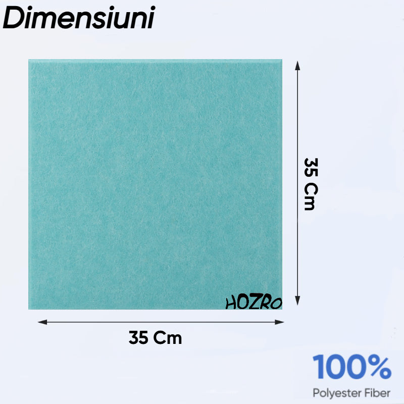 Plăci PVC HOZRO, Autoadezive,Turcoaz – Rezistente, Ușor de Montat, Ideal pentru Decor Modern și Proiecte DIY, Model V0601-31 HOZRO