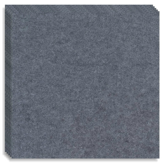 Mochetă autoadezivă HOZRO, 60×60 cm, antiderapante, pentru subsol și pardoseli din beton, interior/exterior, uz comercial, culoare gri HOZRO