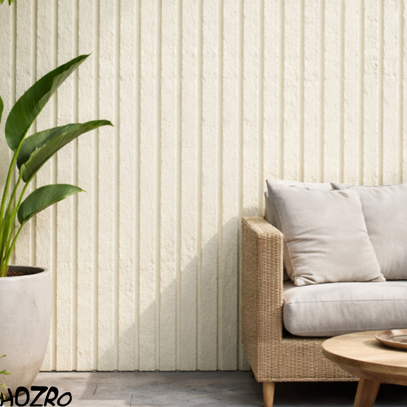 Panouri Decorative Exterior HOZRO, Soft Stone Skin 60 x 120 cm – Finisaj Elegant Tip Piatră, Montaj Rapid, Rezistență Ridicată pentru Fațade Moderne, Model V0601-38 HOZRO