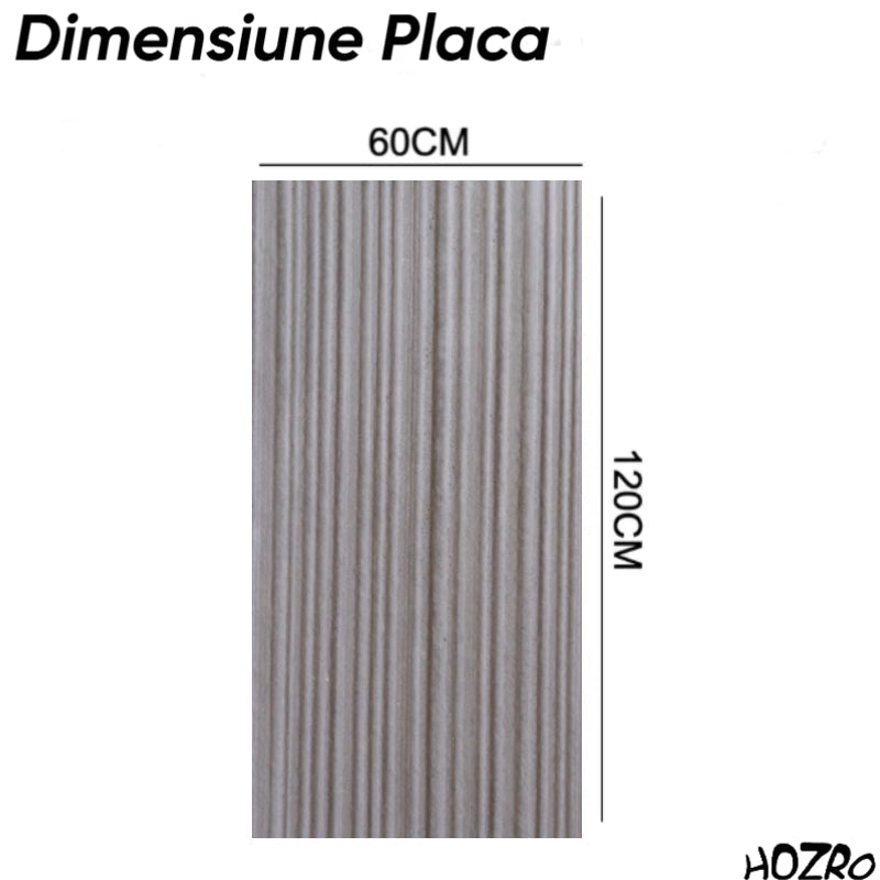 Panouri Decorative Exterior HOZRO, Soft Stone Skin 60 x 120 cm – Finisaj Elegant Tip Piatră, Montaj Rapid, Rezistență Ridicată pentru Fațade Moderne, Model V0601-36 HOZRO