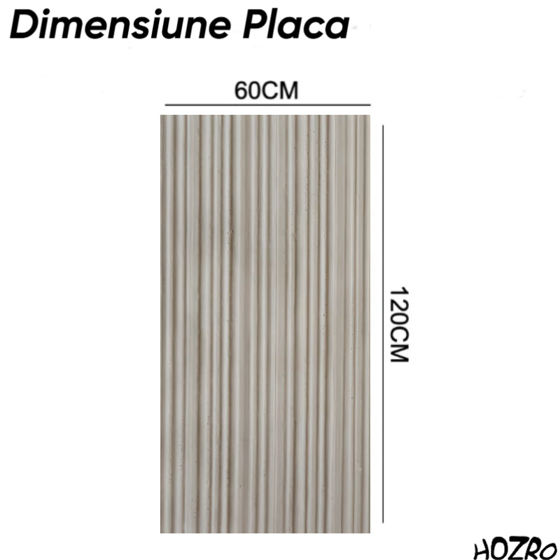 Panouri Decorative Exterior HOZRO, Soft Stone Skin 60 x 120 cm – Finisaj Elegant Tip Piatră, Montaj Rapid, Rezistență Ridicată pentru Fațade Moderne, Model V0601-37 HOZRO