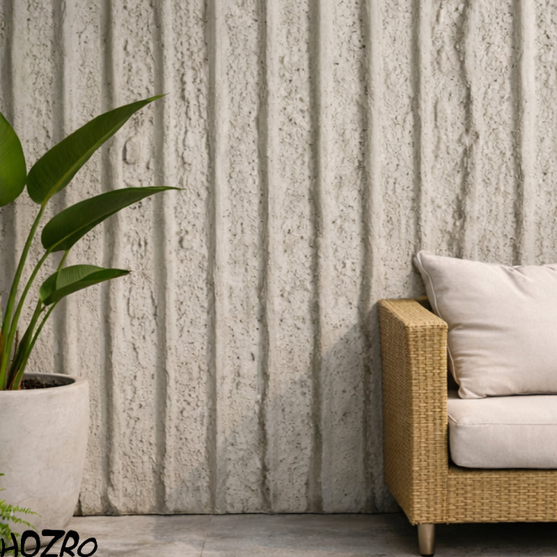Panouri Decorative Exterior HOZRO, Soft Stone Skin 60 x 120 cm – Finisaj Elegant Tip Piatră, Montaj Rapid, Rezistență Ridicată pentru Fațade Moderne, Model V0601-41 HOZRO