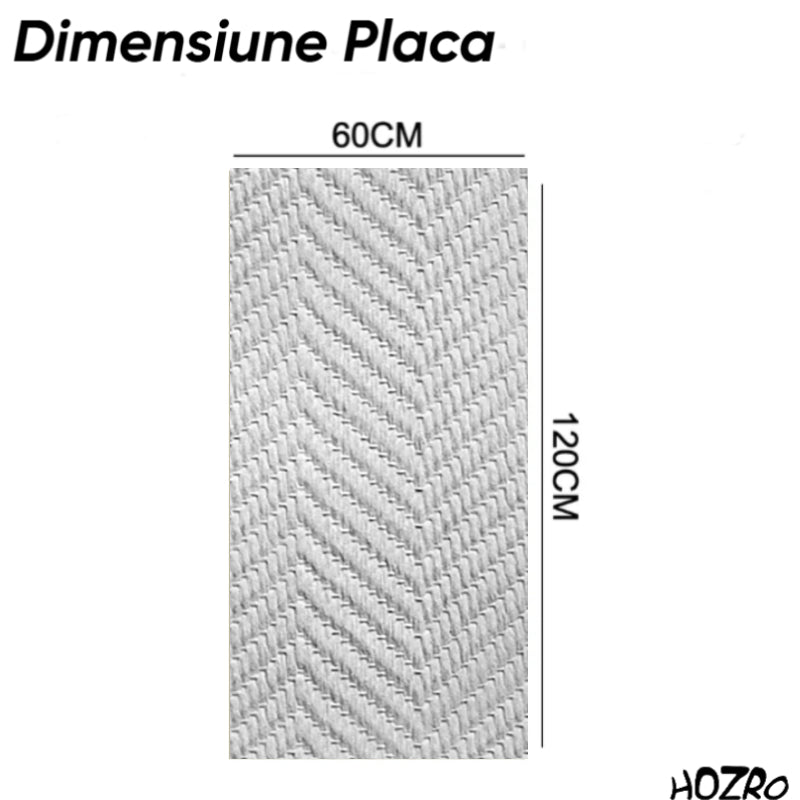 Panouri Decorative Exterior HOZRO, Soft Stone Skin 60 x 120 cm – Finisaj Elegant Tip Piatră, Montaj Rapid, Rezistență Ridicată pentru Fațade Moderne, Model V0601-32 HOZRO