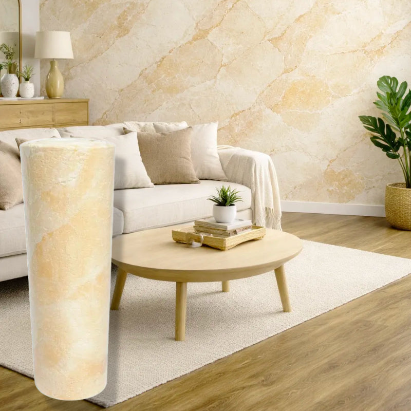 Placă din travertin natural premium HOZRO, 70 × 300 cm – finisaj rafinat pentru pardoseli și placări murale interioare și exterioare, ideală pentru spații rezidențiale și comerciale moderne, Model V0601-28 HOZRO