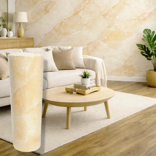 Placă din travertin natural premium HOZRO, 70 × 300 cm – finisaj rafinat pentru pardoseli și placări murale interioare și exterioare, ideală pentru spații rezidențiale și comerciale moderne, Model V0601-28 HOZRO