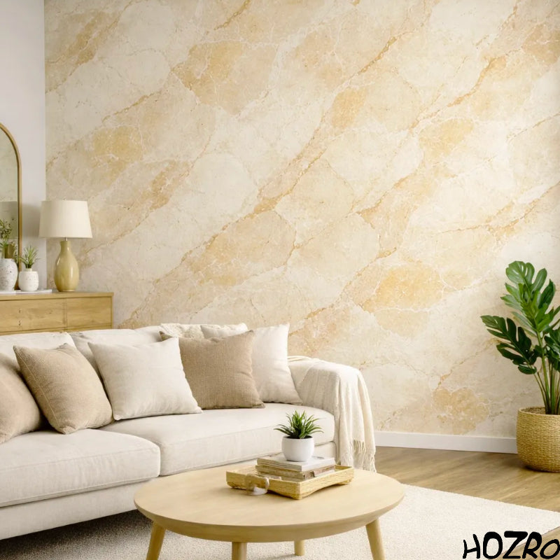 Placă din travertin natural premium HOZRO, 70 × 300 cm – finisaj rafinat pentru pardoseli și placări murale interioare și exterioare, ideală pentru spații rezidențiale și comerciale moderne, Model V0601-28 HOZRO