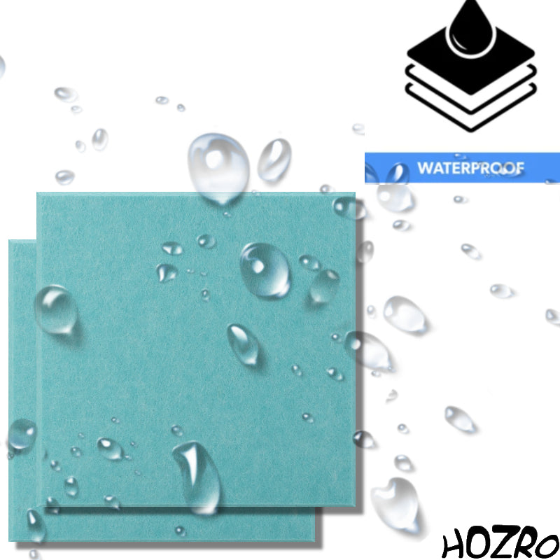 Plăci PVC HOZRO, Autoadezive,Turcoaz – Rezistente, Ușor de Montat, Ideal pentru Decor Modern și Proiecte DIY, Model V0601-31 HOZRO