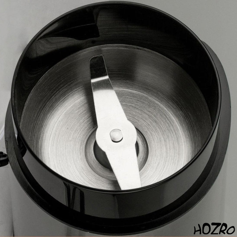 Râșniță de cafea electrică HOZRO, cu alimentare la priză, carcasă din plastic și metal, lame din oțel inoxidabil, măcinare rapidă pentru boabe de cafea, condimente și semințe, design compact, ușor de utilizat HOZRO