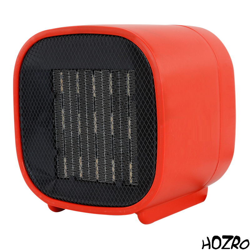 Încălzitor de cameră electric HOZRO, din plastic și metal, cu alimentare la priză, sistem eficient de încălzire rapidă, termostat reglabil și protecție la supraîncălzire, design compact și sigur HOZRO