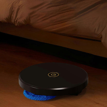 Mop electric automat HOZRO, reîncărcabil prin USB, cu baterie de mare capacitate 1800 mAh, funcționare silențioasă și ștergere rotativă, mașină inteligentă de curățat podele din ABS, robot de măturat ușor și eficient HOZRO