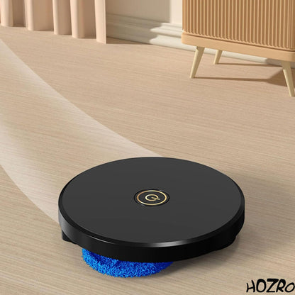 Mop electric automat HOZRO, reîncărcabil prin USB, cu baterie de mare capacitate 1800 mAh, funcționare silențioasă și ștergere rotativă, mașină inteligentă de curățat podele din ABS, robot de măturat ușor și eficient HOZRO