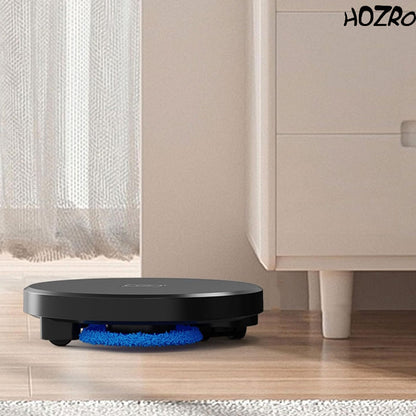 Mop electric automat HOZRO, reîncărcabil prin USB, cu baterie de mare capacitate 1800 mAh, funcționare silențioasă și ștergere rotativă, mașină inteligentă de curățat podele din ABS, robot de măturat ușor și eficient HOZRO