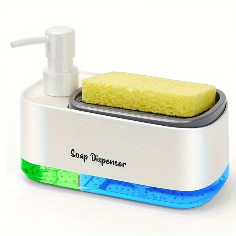Dispozitiv HOZRO, pentru dozare detergent de vase din plastic rezistent, cu sistem de pompare integrat pentru dozare precisă și economică, design compact și modern, ușor de utilizat și reîncărcat HOZRO